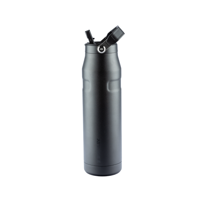 Garrafa Térmica Aerolight Flip Straw Heat Wave Black | 1,1L