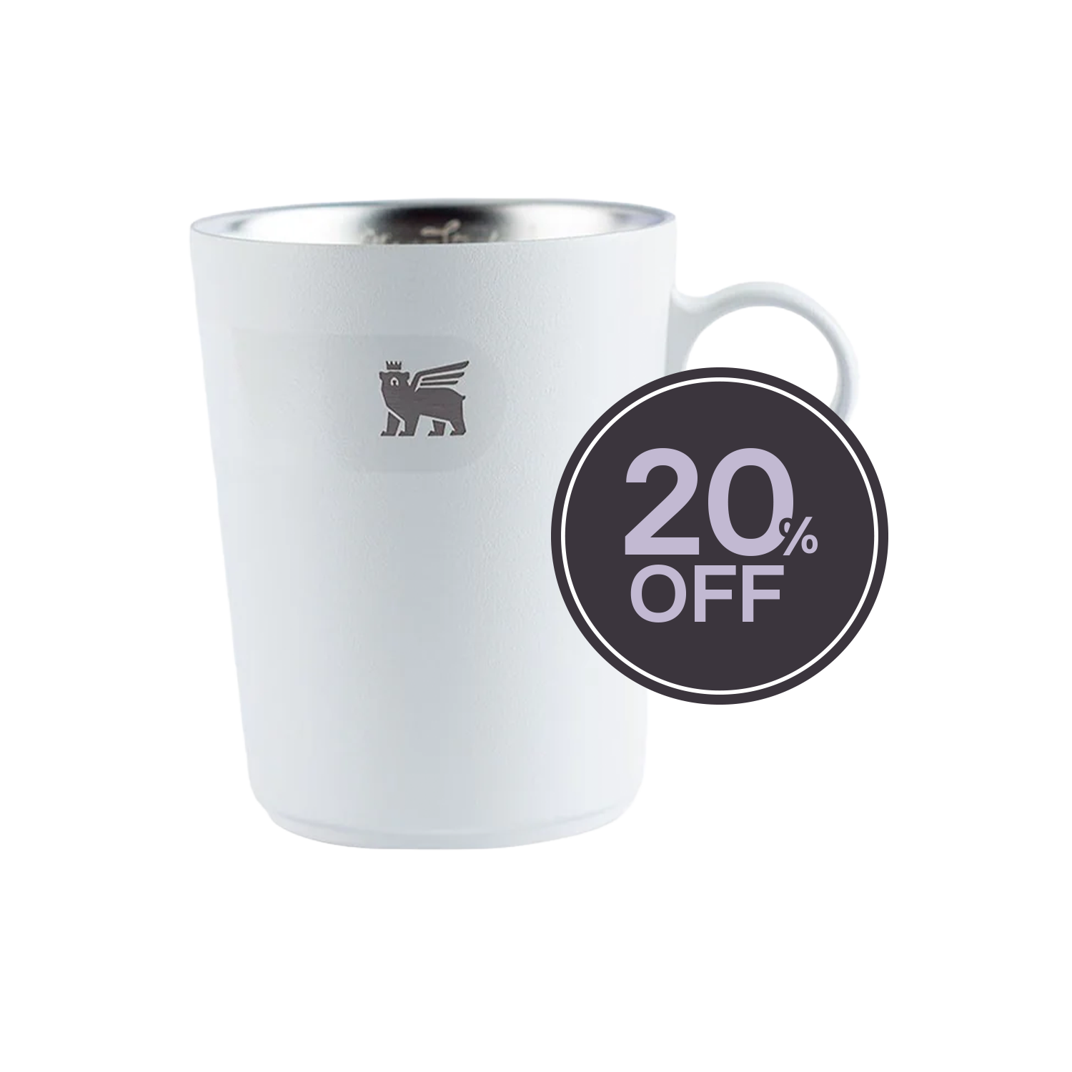 Caneca Daybreak Latte Stanley Pale Stone 313 ml Com Alça – Stanley