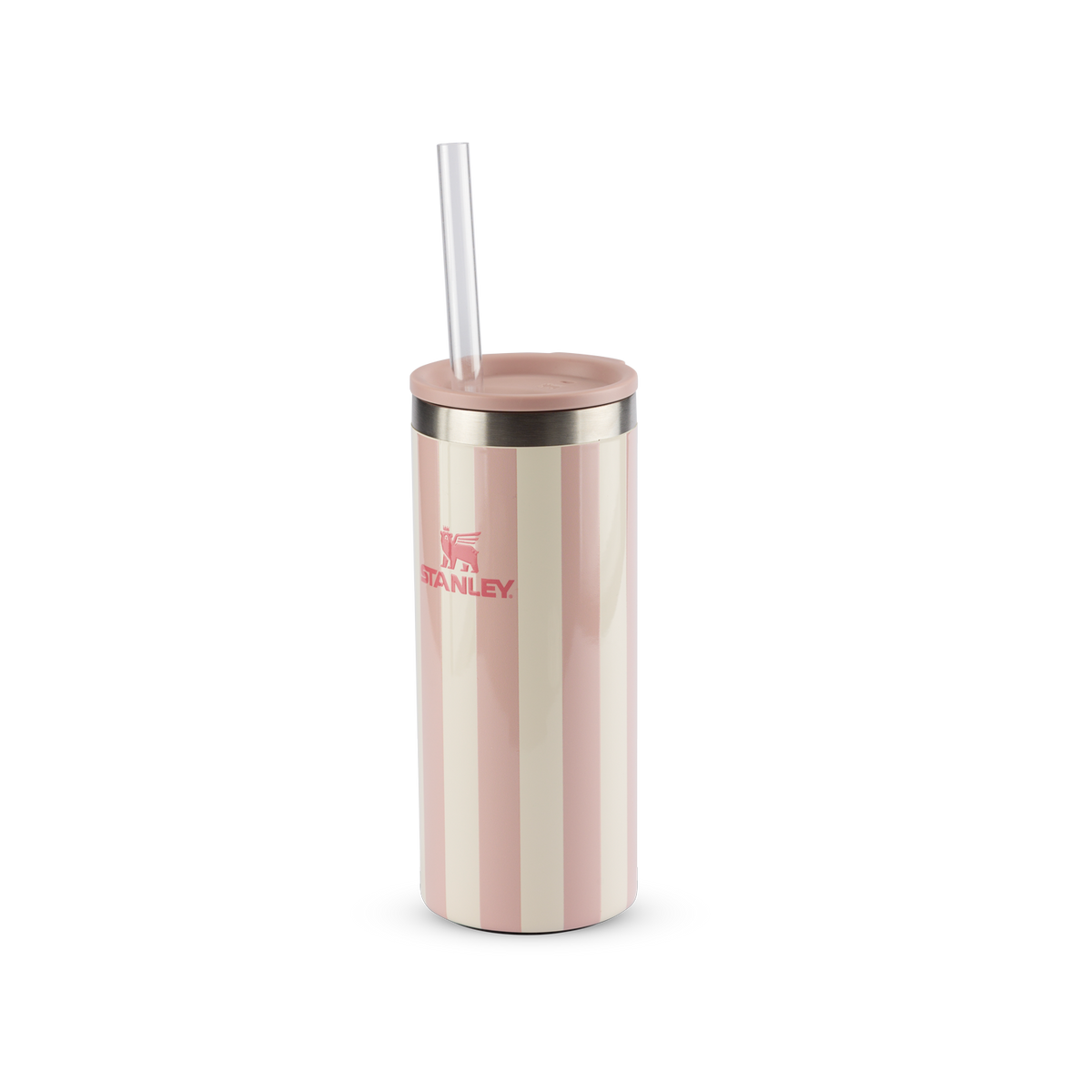 Can Cooler Slim com canudo Peach Whip Cabana Gloss | 296ML