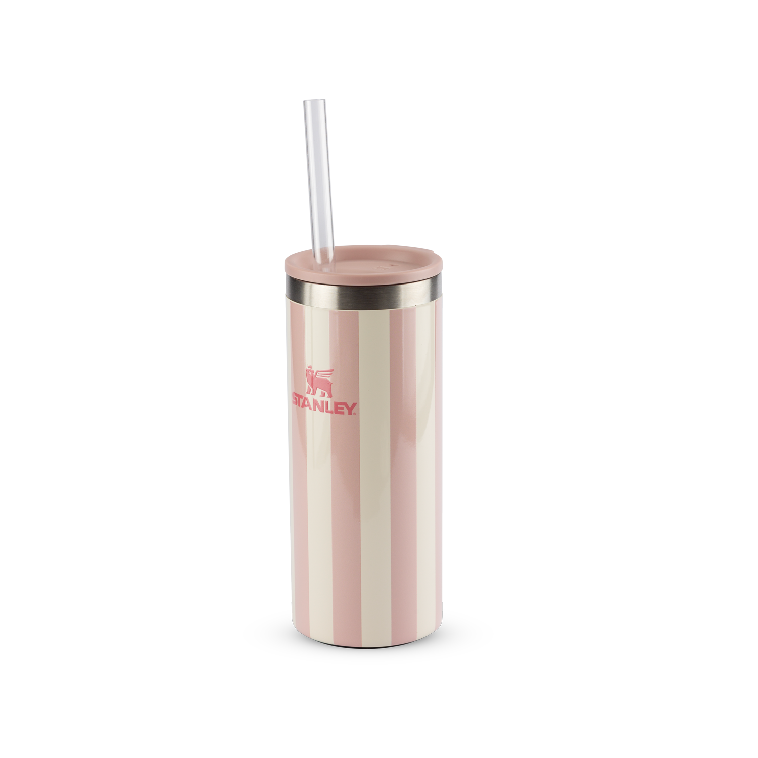 Can Cooler Slim com canudo Peach Whip Cabana Gloss | 296ML