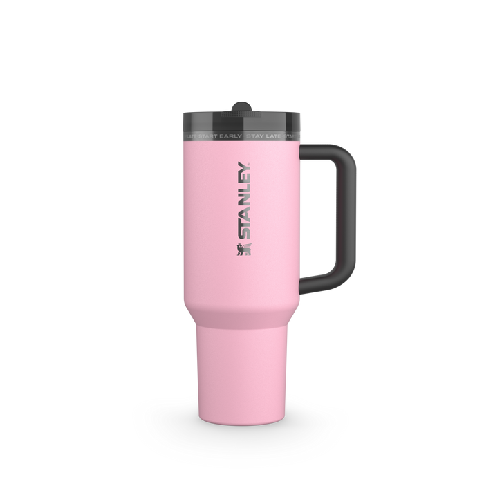 Quencher Protour Pink Messi Stanley com alça e tampa preta