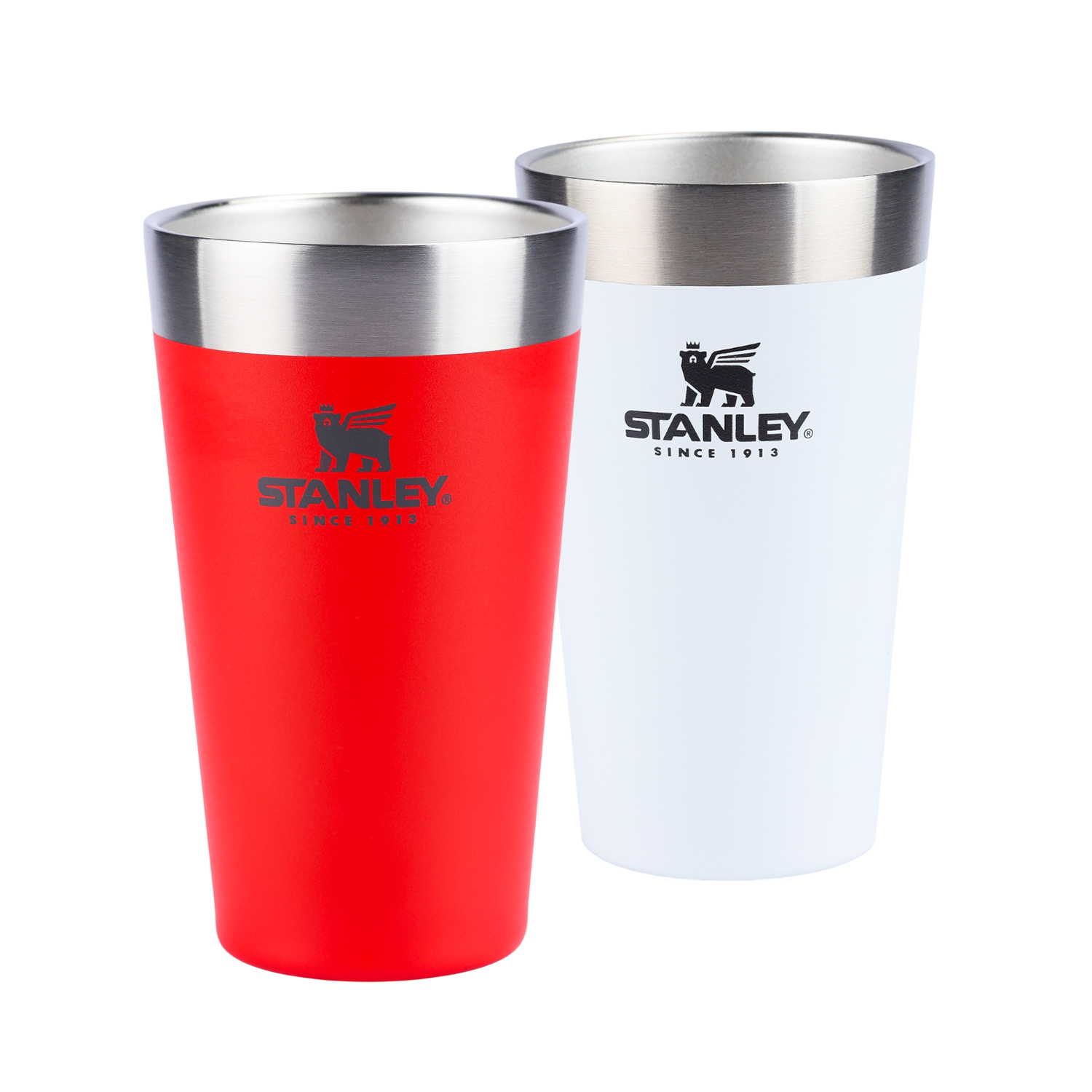 Kit 2 Copos Térmicos de Cerveja Flame Red e Polar | 473ml