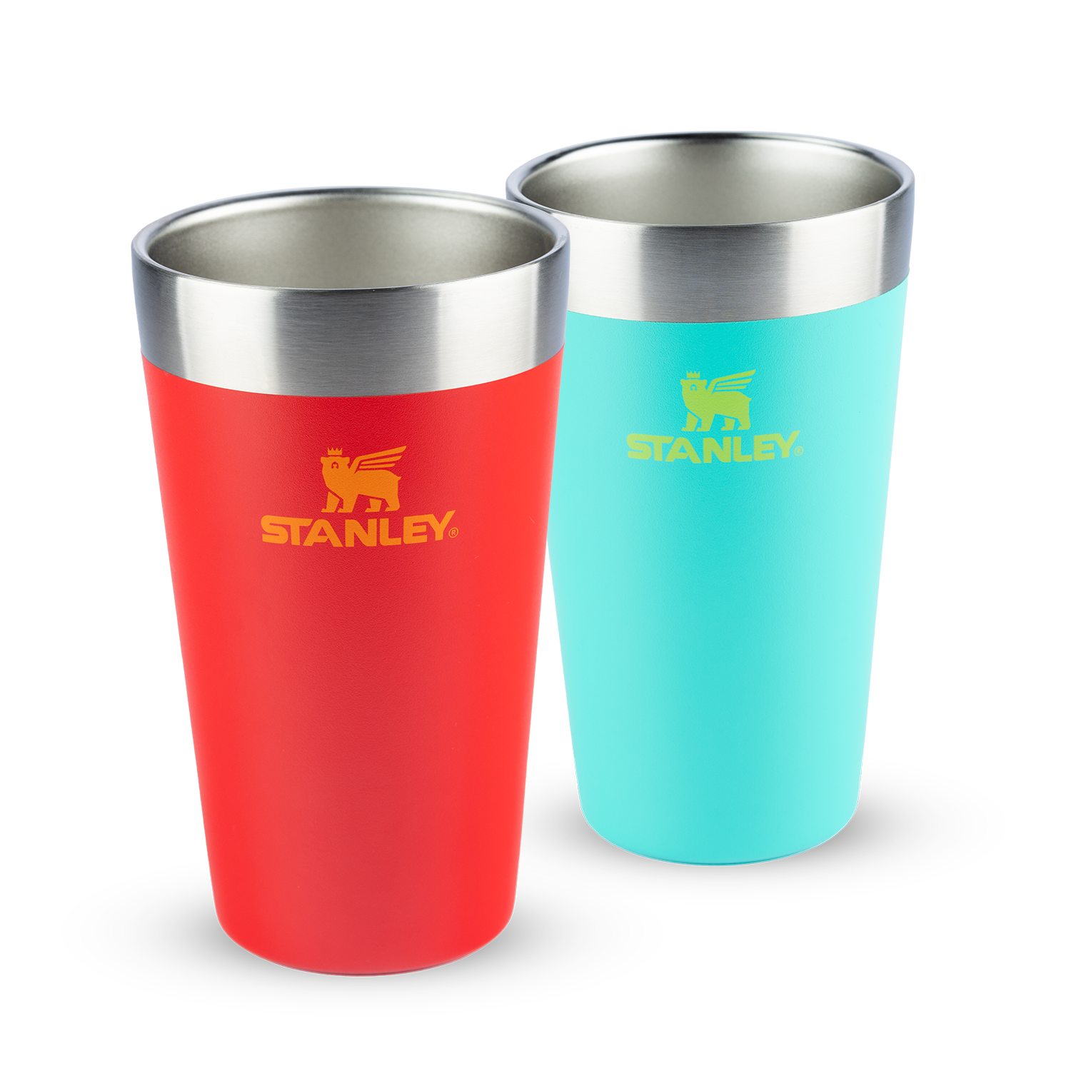 Kit 2 Copos Térmicos de Cerveja Chili e Tropical Teal | 473ml