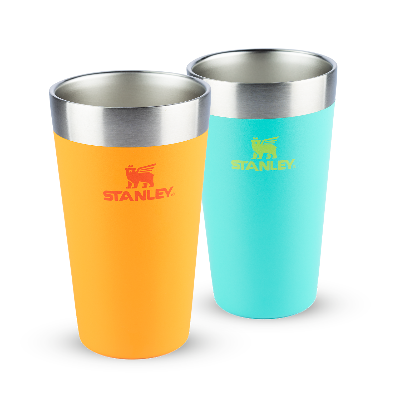 Kit 2 Copos Térmicos de Cerveja Golden Rod e Tropical Teal | 473ml