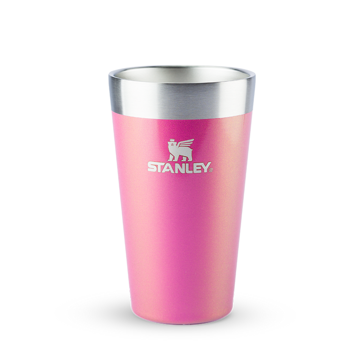Copo Térmico de Cerveja Stanley Dazzle Pink Shimmer | 473ml