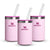Product swatch for Kit 3 Can Cooler com canudo Cherry Blossom | 296ML