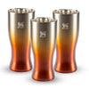 Modelo 2 - Kit 3 Copos Happy Hour Pilsner Glass Amber Haze | 444ml