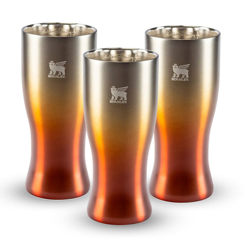 Kit 3 Copos Happy Hour Pilsner Glass Amber Haze | 444ml