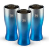 Modelo 1 - Kit 3 Copos Happy Hour Pilsner Glass Azure | 444ml
