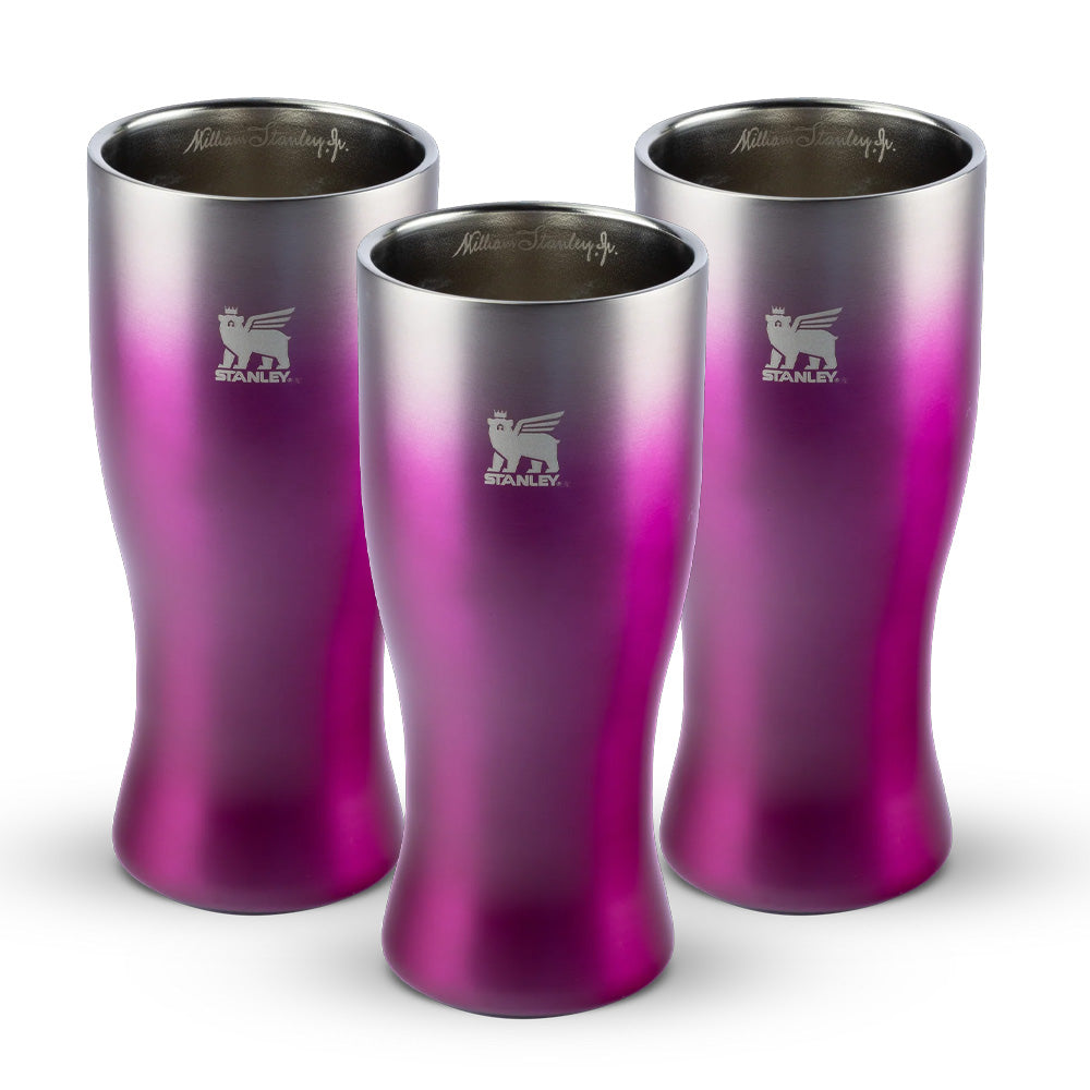 Kit 3 Copos Happy Hour Pilsner Glass Vivid Violet | 444ml