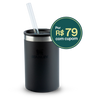 Modelo 9 - Can Cooler com canudo Black 2.0 | 296ML
