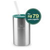 Modelo 7 - Can Cooler com canudo Stainless Steel Shale | 296ML