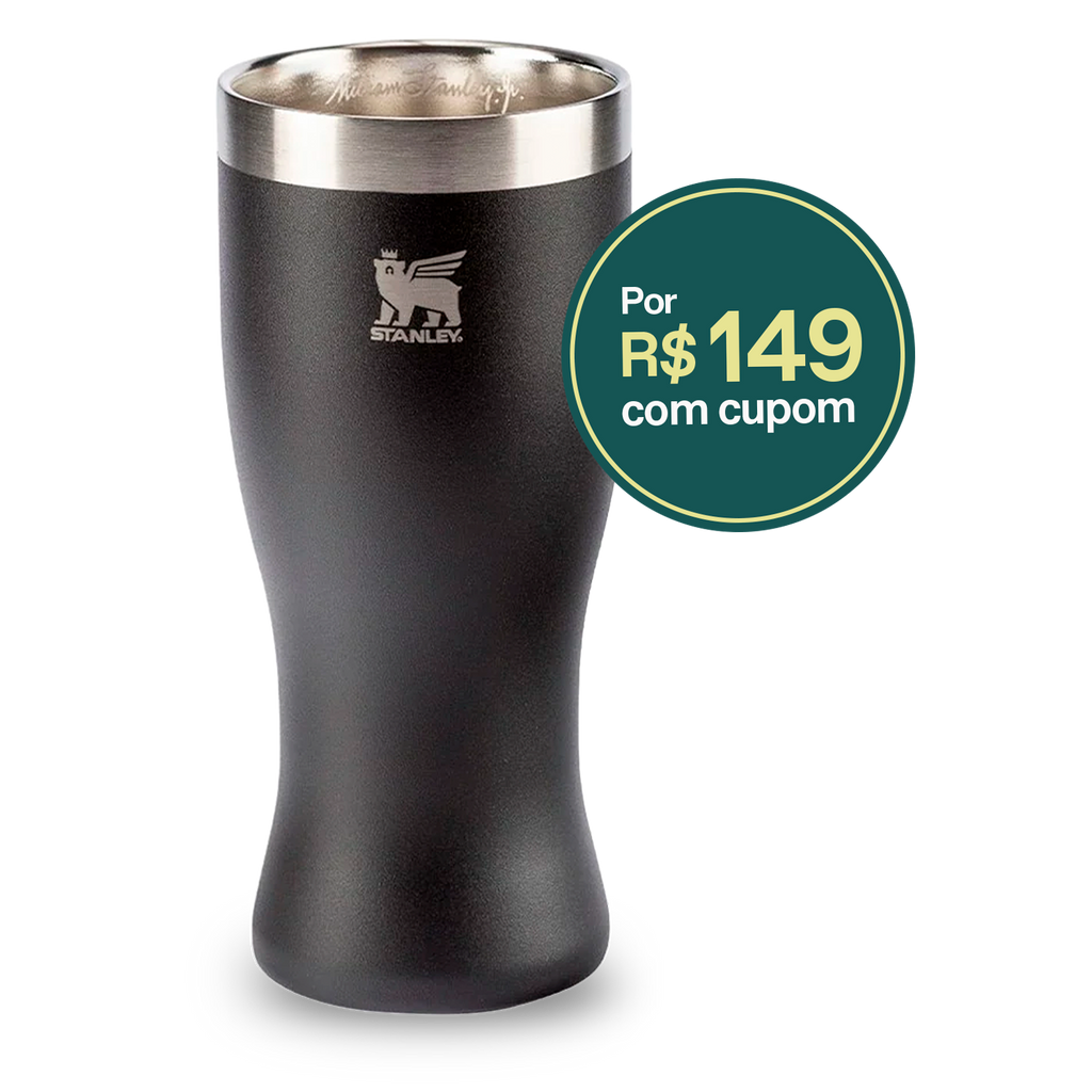 Pilsner Glass Happy Hour Stanley Foundry Black 444ml – Stanley 1913