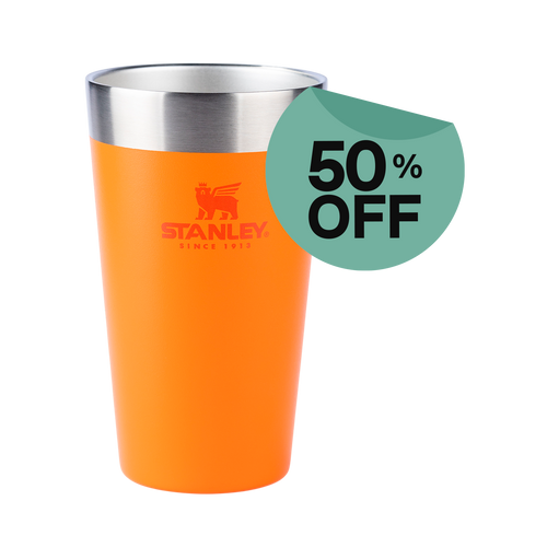 Copo Térmico de Cerveja Stanley Signal Orange | 473ML