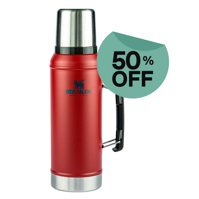 Garrafa Térmica Classic Matte Red | 0.95L