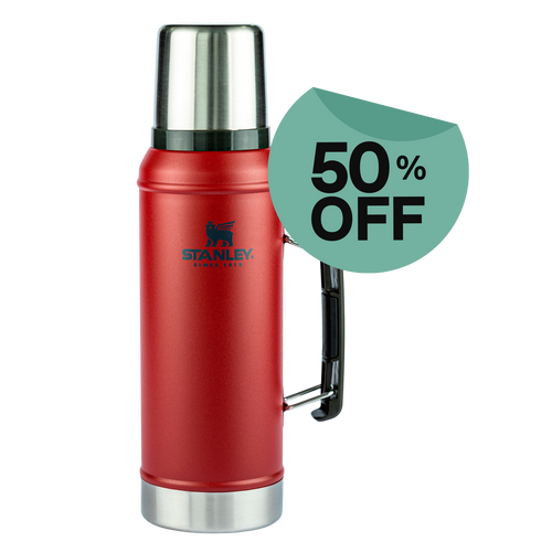 Garrafa Térmica Classic Matte Red | 0.95L