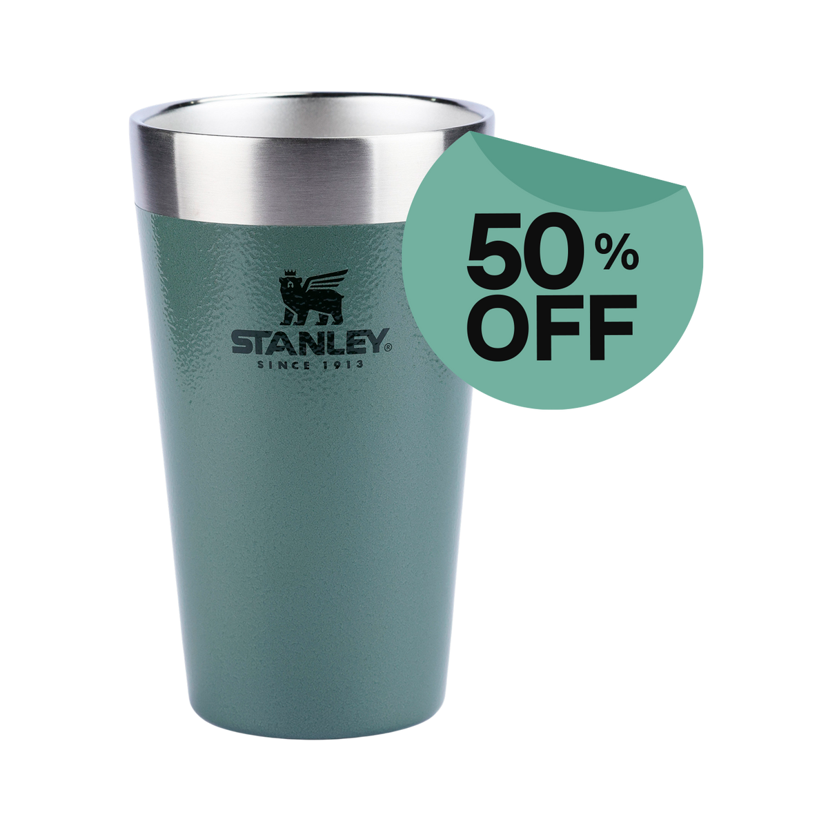 Copo Térmico de Cerveja Stanley Hammertone Green | 473ML