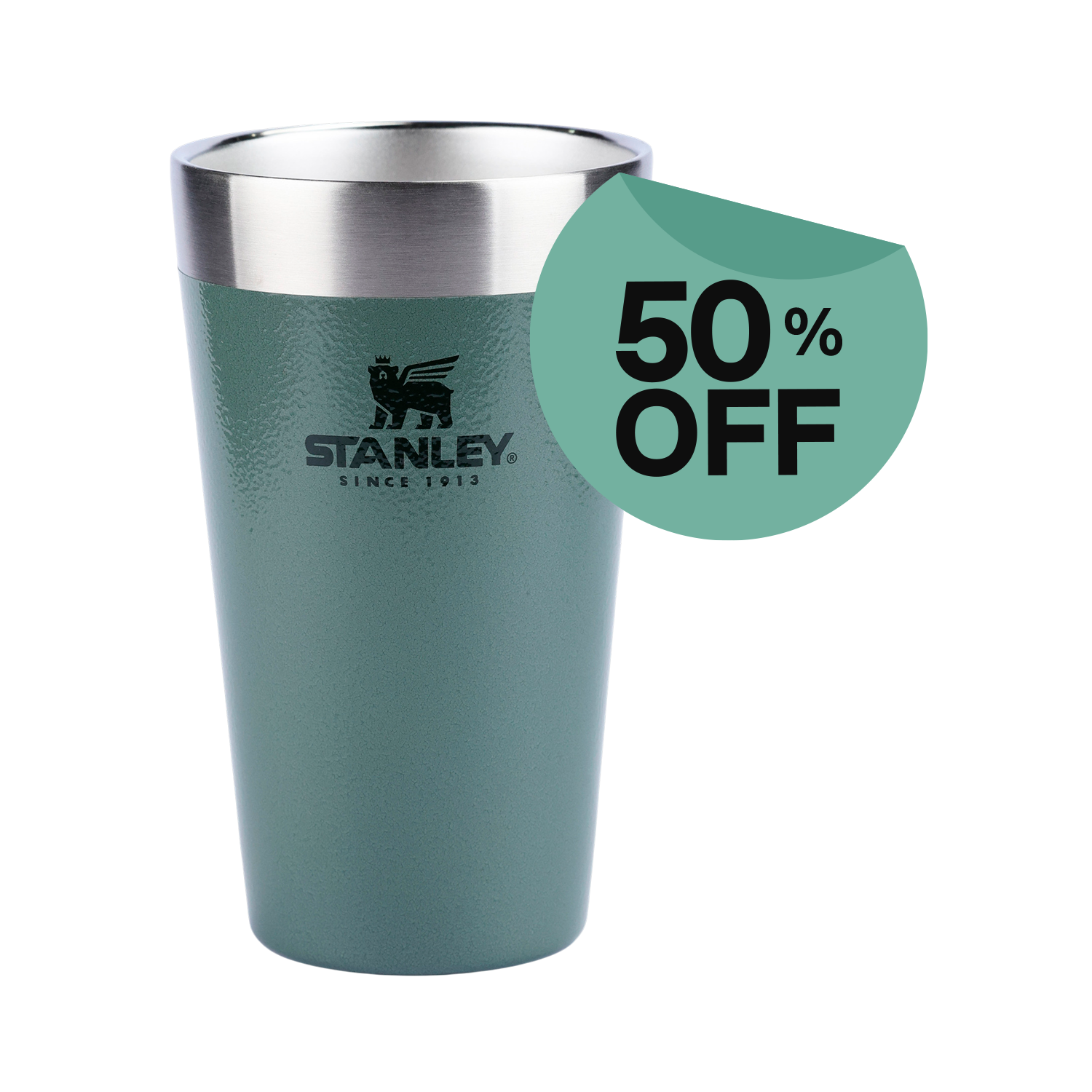 Copo Térmico de Cerveja Stanley Hammertone Green | 473ML