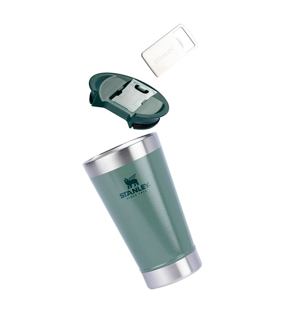 Stanley 1913 Copo Térmico de Cerveja (com tampa) Stanley Hammertone Green 473ML  | View 2