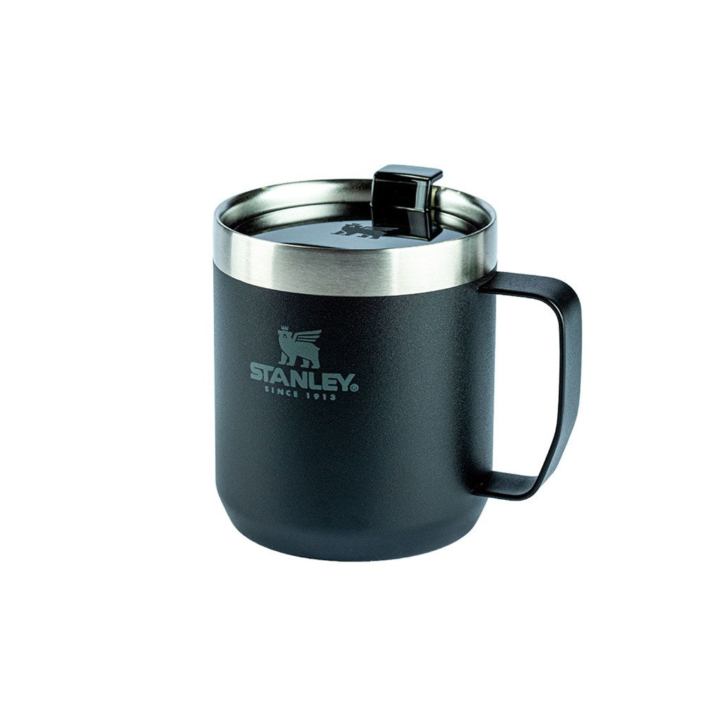 Caneca Térmica Camp Mug Stanley Matte Black 350 ml – Stanley 1913 BR