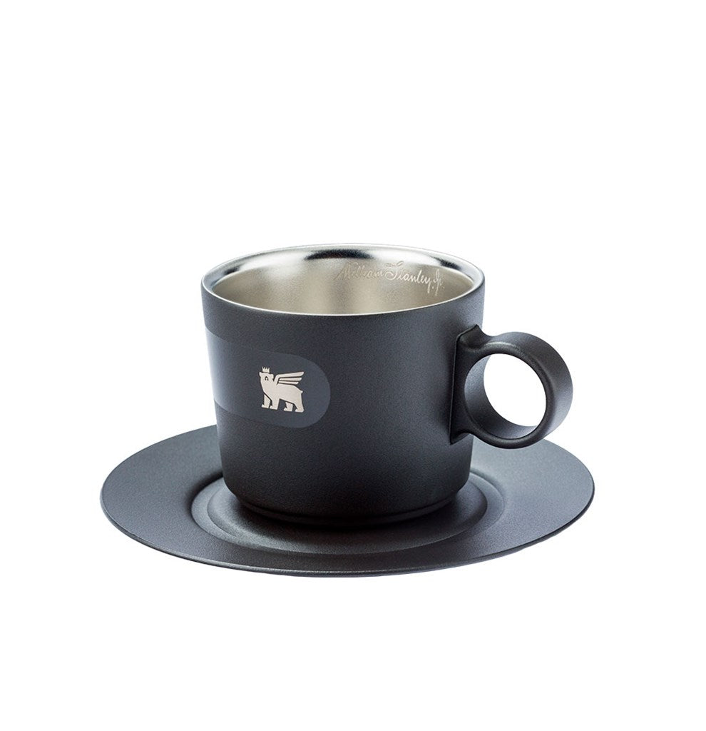 Stanley 1913 Caneca Daybreak Cappuccino com Pires Stanley Matte Black 192ML  | View 2