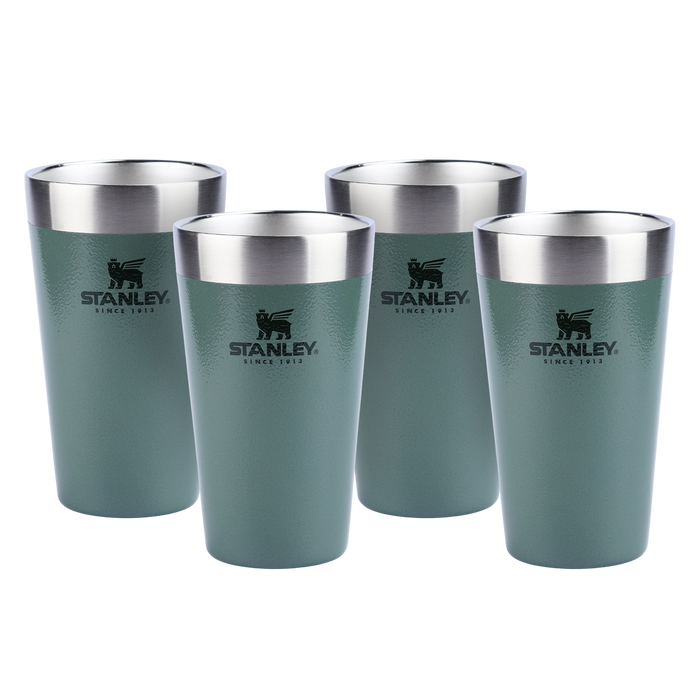 Kit 4 Copos Térmicos de Cerveja Stanley Hammertone Green | 473ML