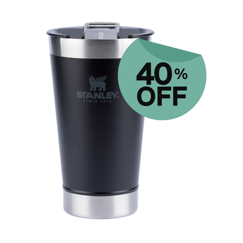 Copo Térmico de Cerveja (com tampa) Stanley Matte Black | 473ML