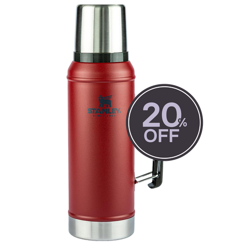Garrafa Térmica Classic Matte Red | 0.95L