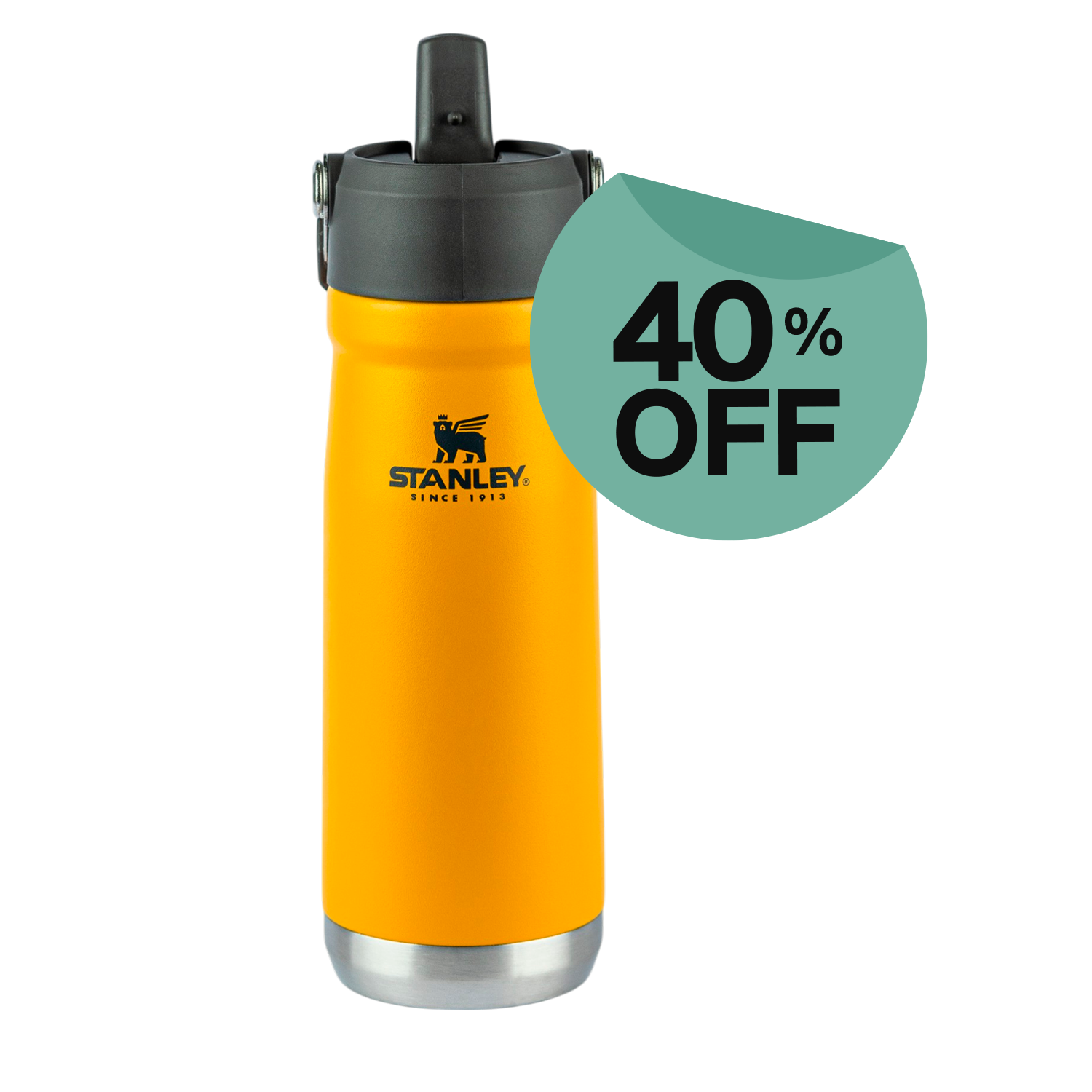 Garrafa Térmica Flip Straw Stanley Saffron | 651ML