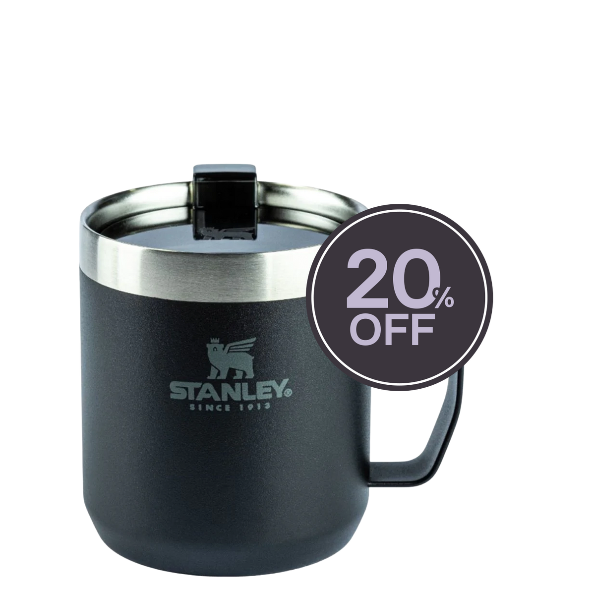 Camp Mug Stanley Matte Black | 350ML