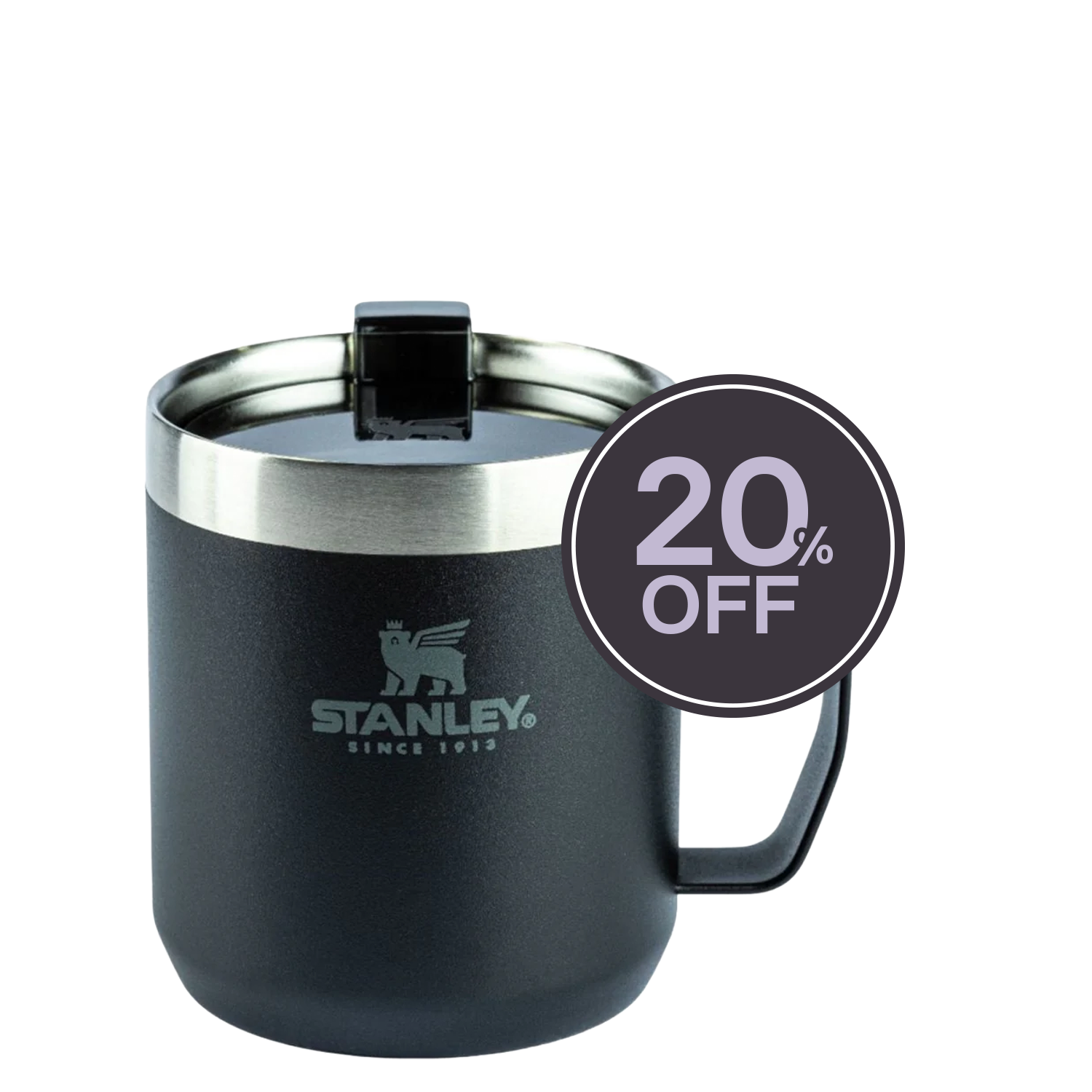 Camp Mug Stanley Matte Black | 350ML