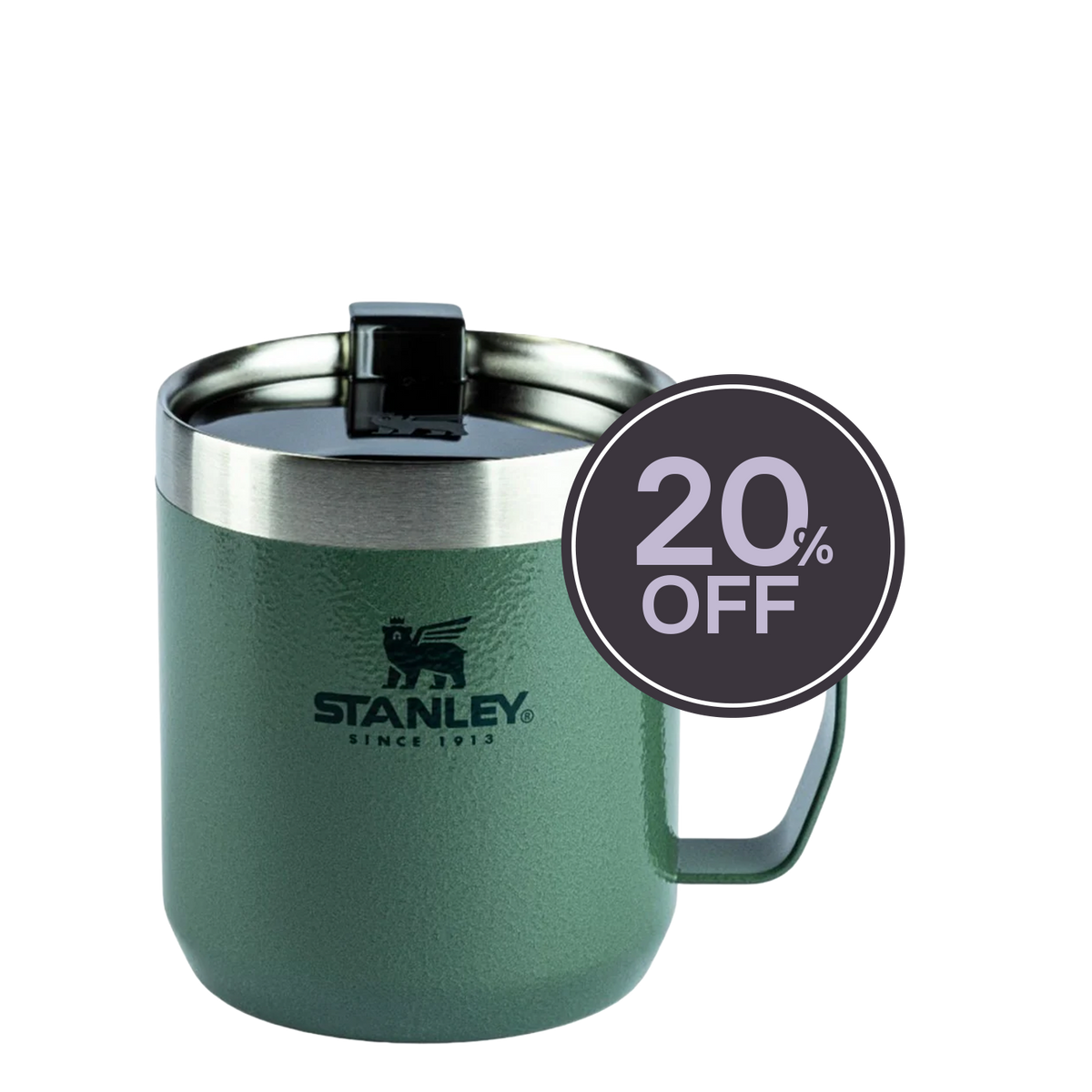 Camp Mug Stanley Hammertone Green | 350ML