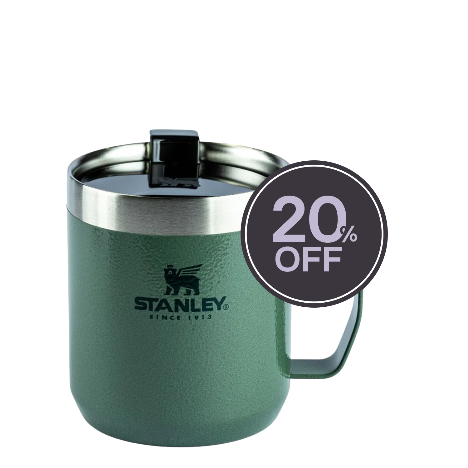 Camp Mug Stanley Hammertone Green | 350ML