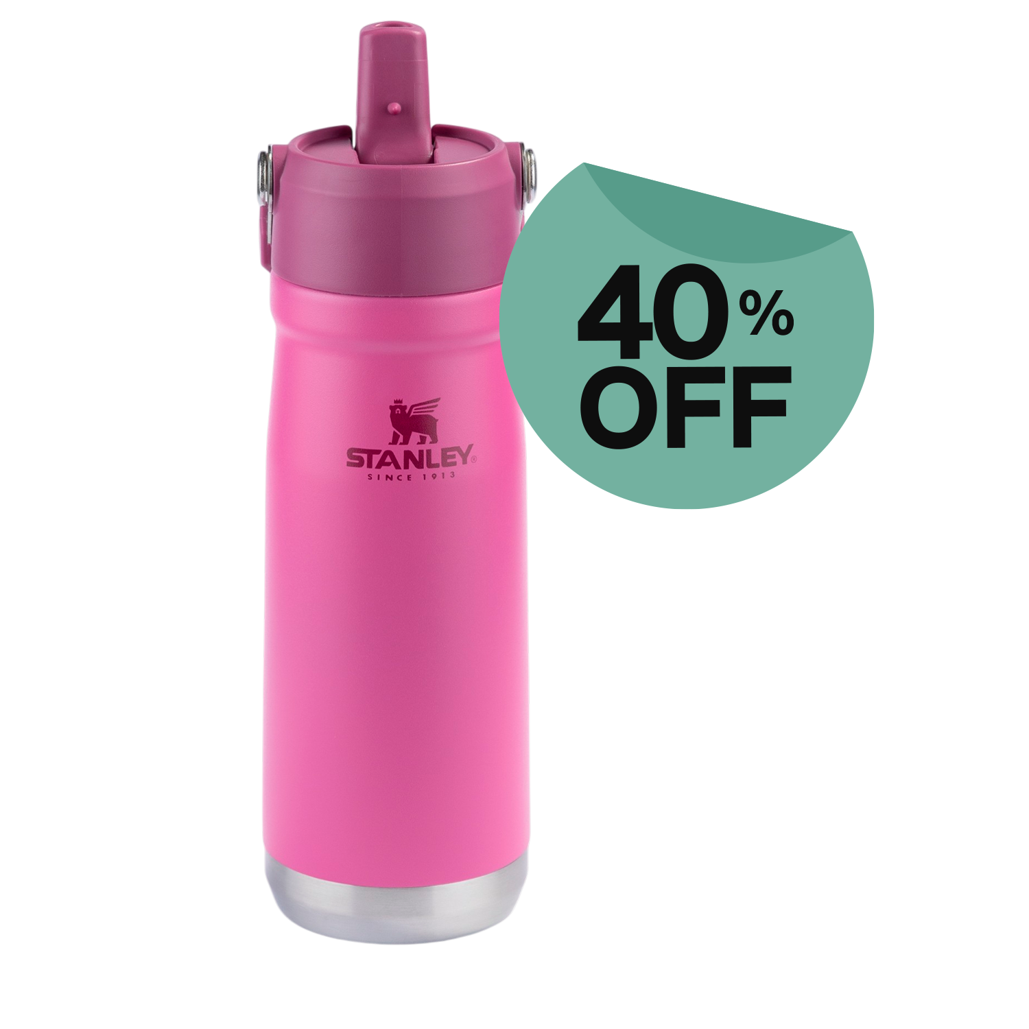 Garrafa Térmica Flip Straw Stanley Azalea | 651ML