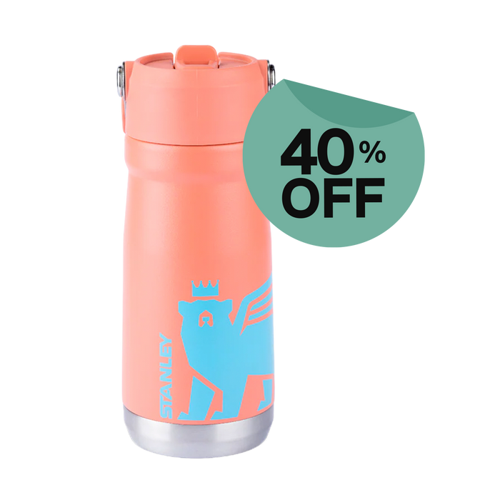 Garrafa Térmica Flip Straw Youth Stanley Grapefruit | 500ML