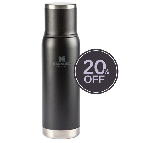 Garrafa Térmica Adventure 2.0 Matte Black | 1L