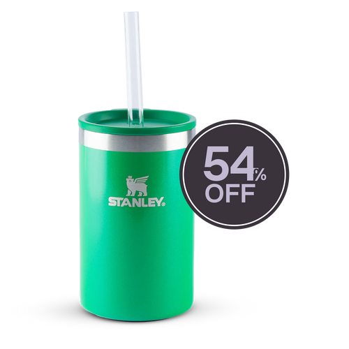 Can Cooler com canudo Stanley Clover Shimmer | 296ML