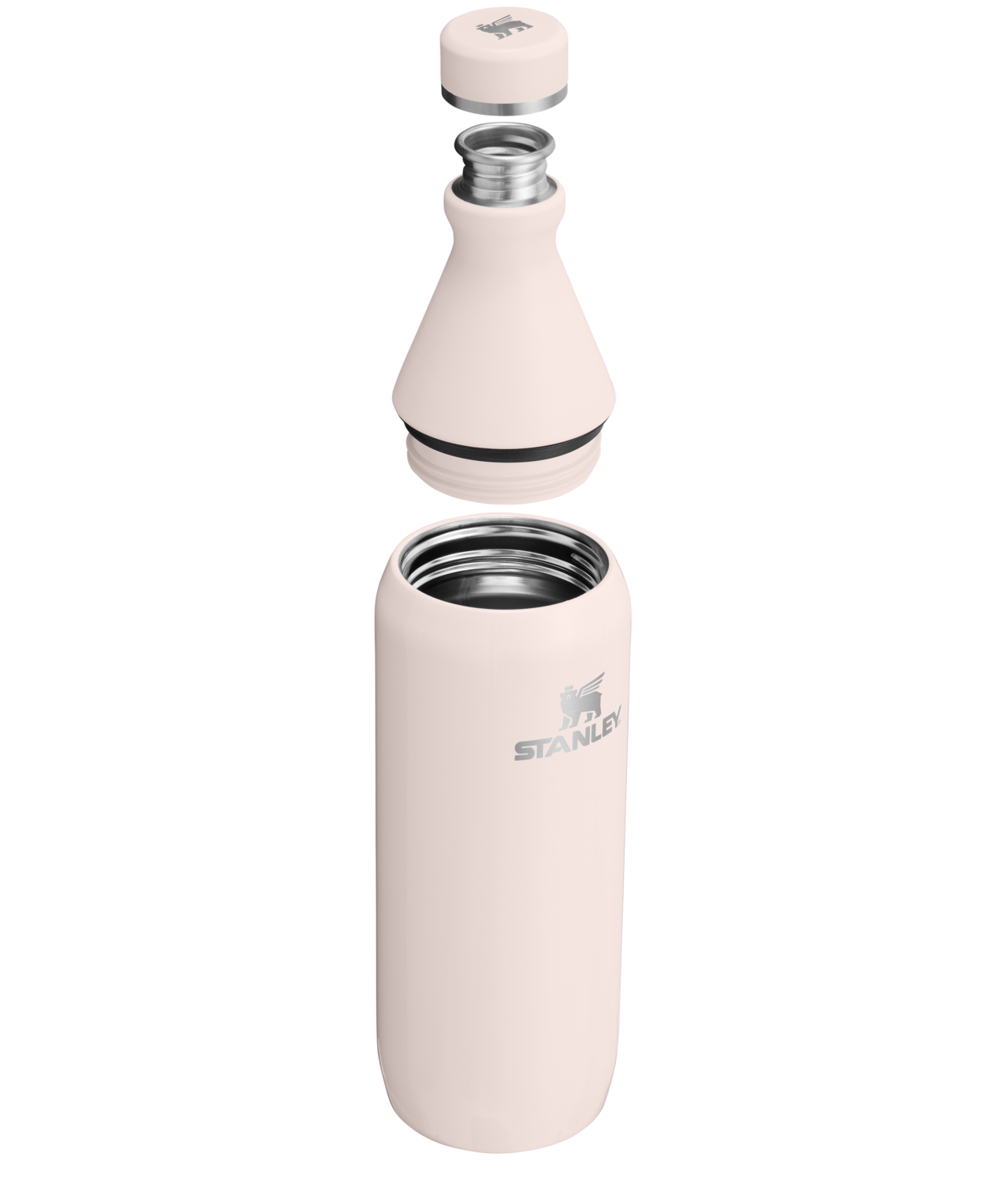 Stanley 1913 Garrafa Térmica Slim Bottle Rose Quartz 591ml  | View 2
