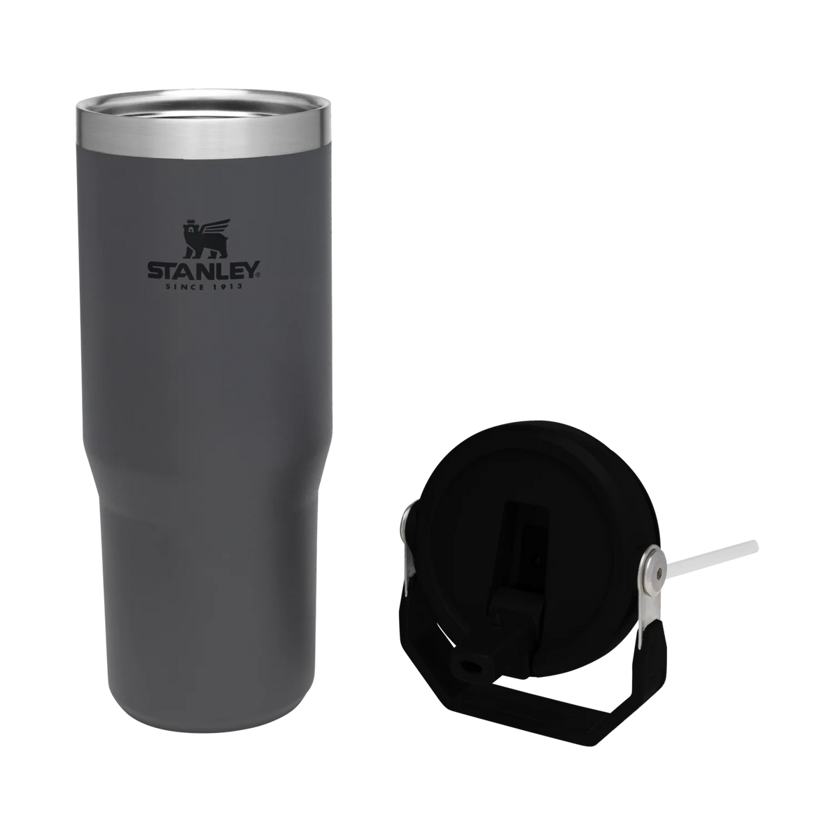 Stanley 1913 Tumbler Térmico Flip Straw Stanley Charcoal 887ML  | View 2