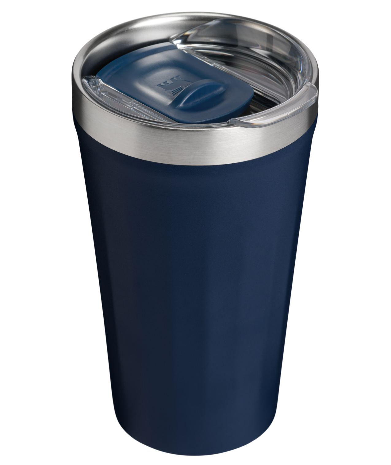 Copo Texturizado com Tampa Dark Navy | 473ml