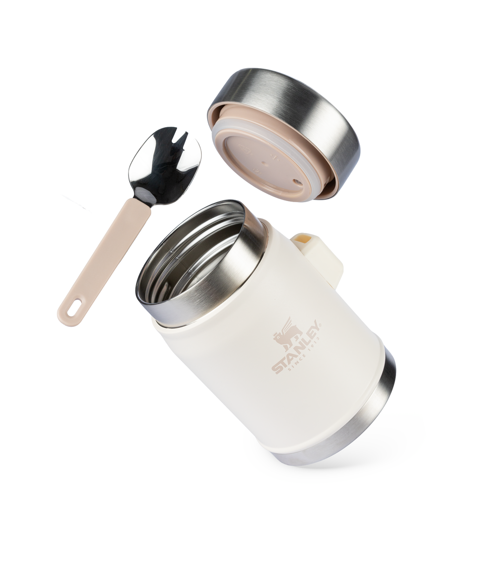 Stanley 1913 Pote Térmico com Garfolher Cream 414ml