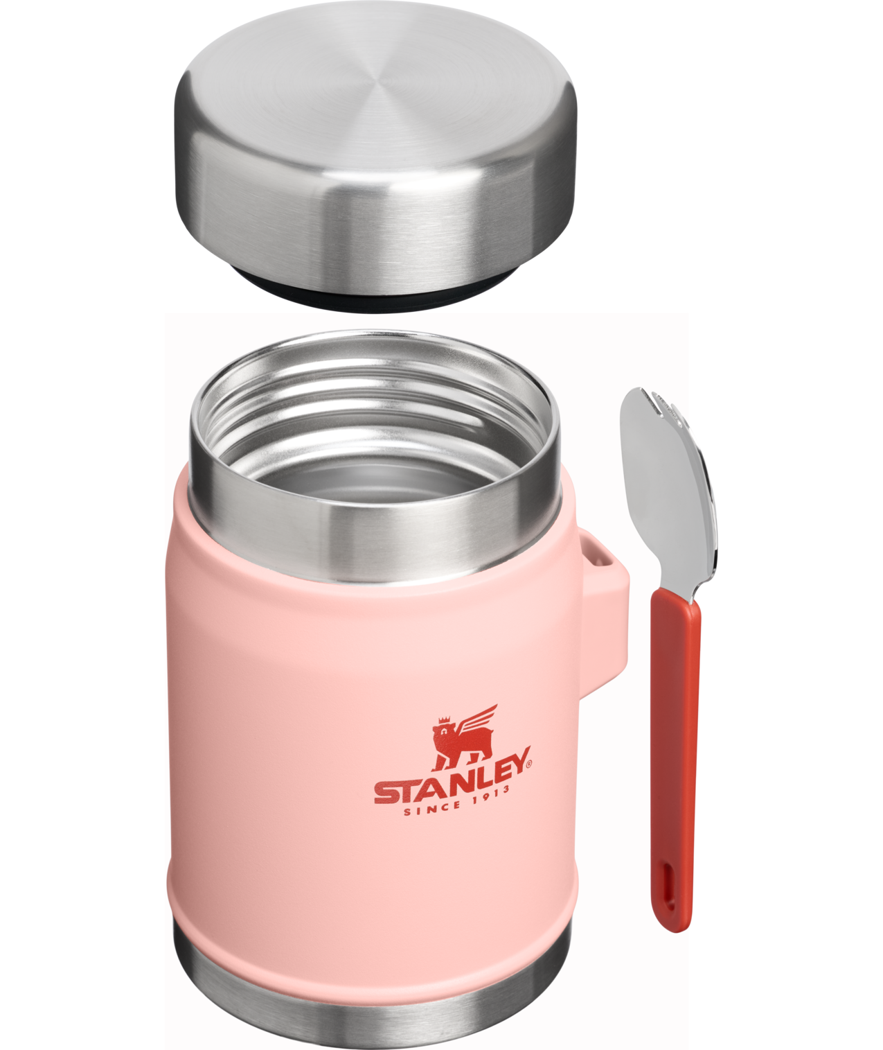Stanley 1913 Pote Térmico com Garfolher Peach Rose 414ml  | View 2
