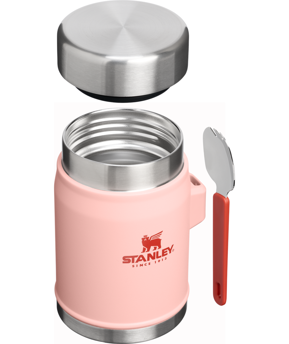 Stanley 1913 Pote Térmico com Garfolher Peach Rose 414ml