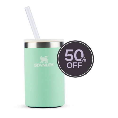 Can Cooler com canudo Pistachio | 296ML