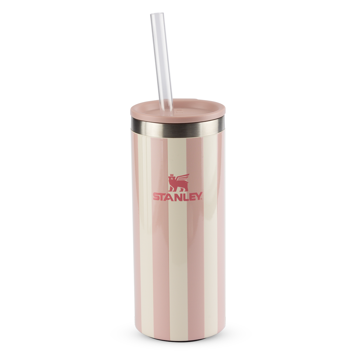 Stanley 1913 Can Cooler Slim com canudo Peach Whip Cabana Gloss 296ML  | View 2