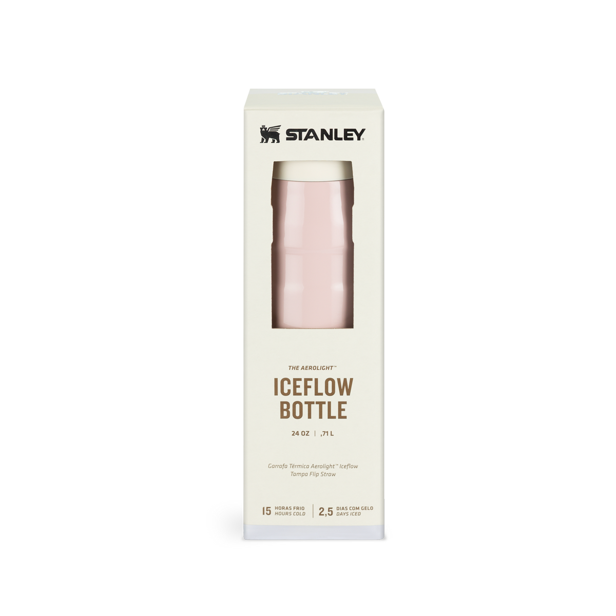 Garrafa Térmica Aerolight Flip Straw Peach Whip Gloss | 710ml