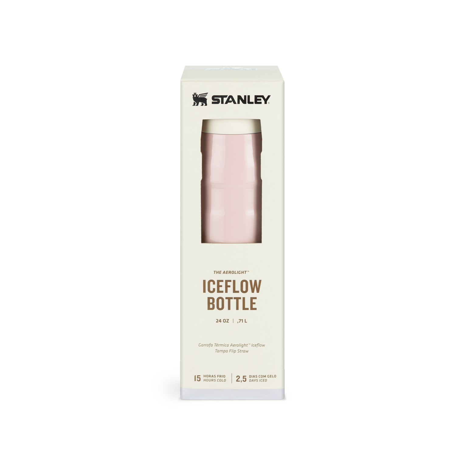 Garrafa Térmica Aerolight Flip Straw Peach Whip Gloss | 710ml