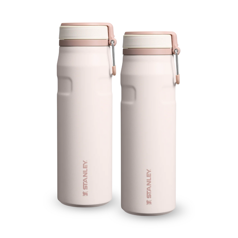 Stanley 1913 Kit 2 Garrafas Térmicas Twist Flip Stanley 1913 Rose Quartz 710ML