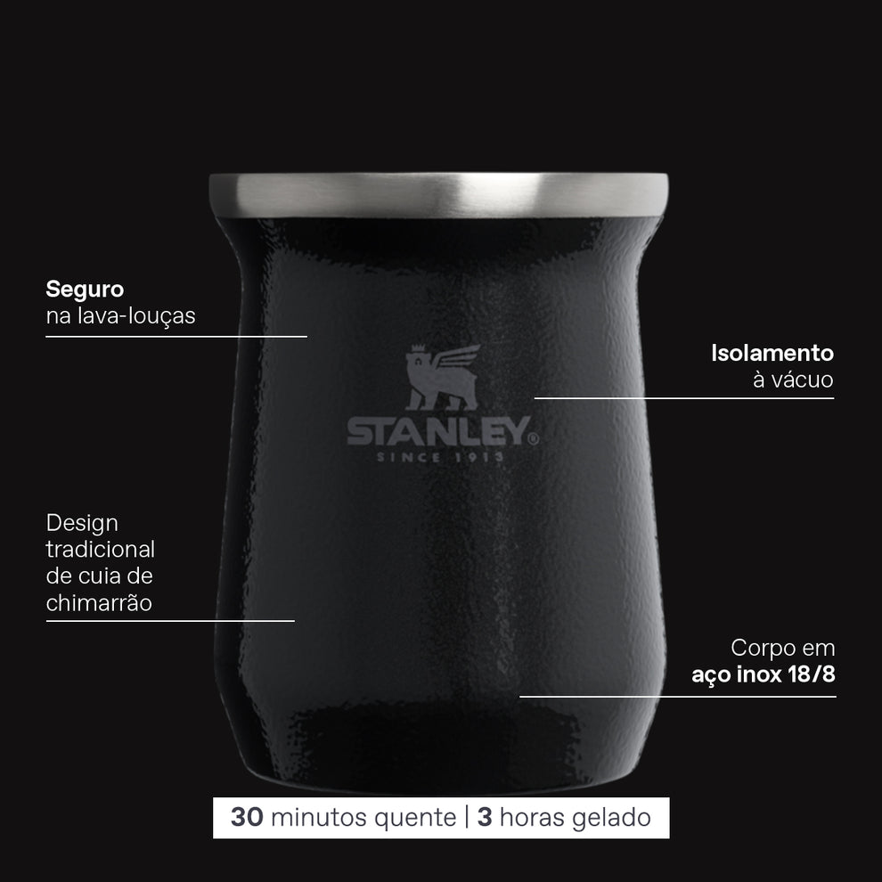 Stanley 1913 Cuia Térmica Hammertone Black Stanley 1913 236ml