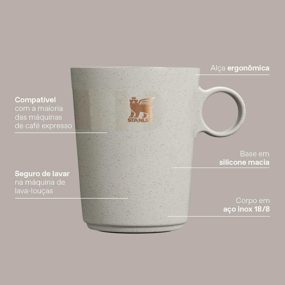 Stanley 1913 Caneca Daybreak Latte Stanley 1913 Matte Black 313ML